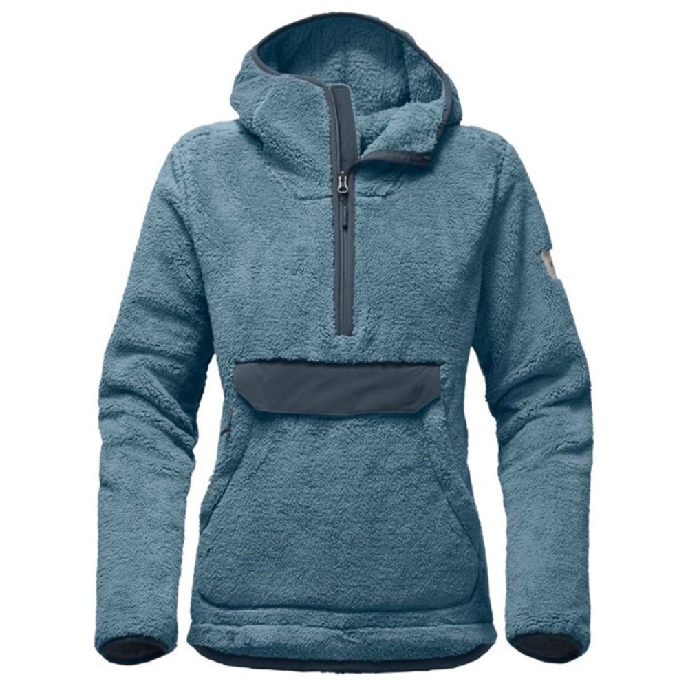 The North Face Women's Campshire Fleece Pull-Over Hoodie in Provincial Blue